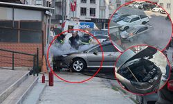 Çerkezköy’de korku dolu anlar: Park halindeki araçta yangın çıktı!