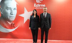 Edirne'nin kurtuluşunun 102. yıl dönümü kutlamaları resepsiyonla yapıldı