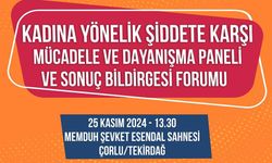 Kadına Yönelik Şiddete Karşı Mücadele ve Dayanışma Paneli düzenleniyor