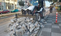 Malkara’da yol yenileme ve yoğal gaz galışmaları sürüyor