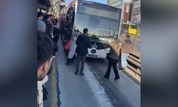 Metrobüs yolcusunun tepkisi olay yarattı