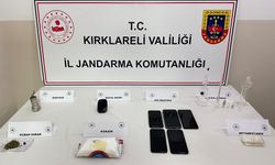 Kırklareli'nde yasaklı madde operasyonunda 5 şüpheli gözaltına alındı