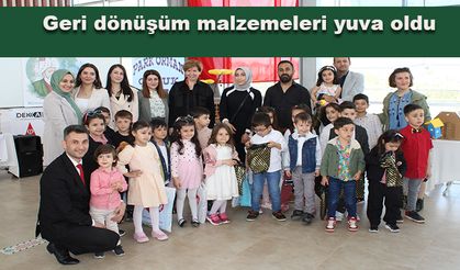 Minik elleriyle sokak hayvanları için barınak yaptılar