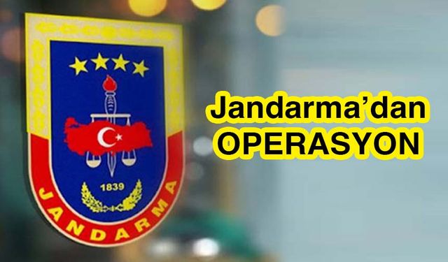 Jandarma'dan Çerkezköy'de büyük operasyon