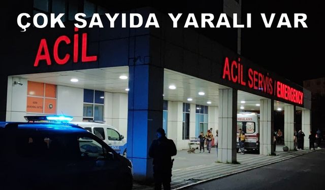 Çerkezköy'de bıçaklar çekildi...