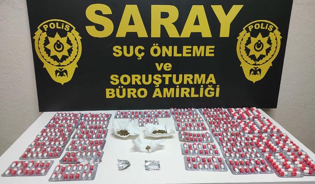 Uyuşturucular karı-koca çiftin üzerinden çıktı