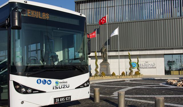 Tekirdağ’da öğrencilere ulaşım kolaylığı