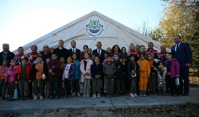 Edirne'de Çocuk Tarım Akademisi'ne ziyaret