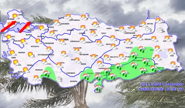 Meteoroloji'den hava durumu uyarısı: Yağış ve kuvvetli rüzgar bekleniyor