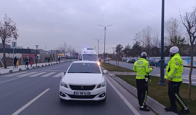 Çerkezköy’de otomobilin çarptığı yaya yaralandı