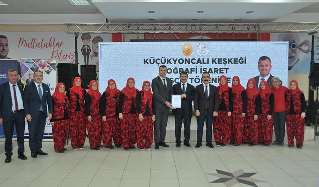 "Küçükyoncalı keşkeği" coğrafi işaret aldı