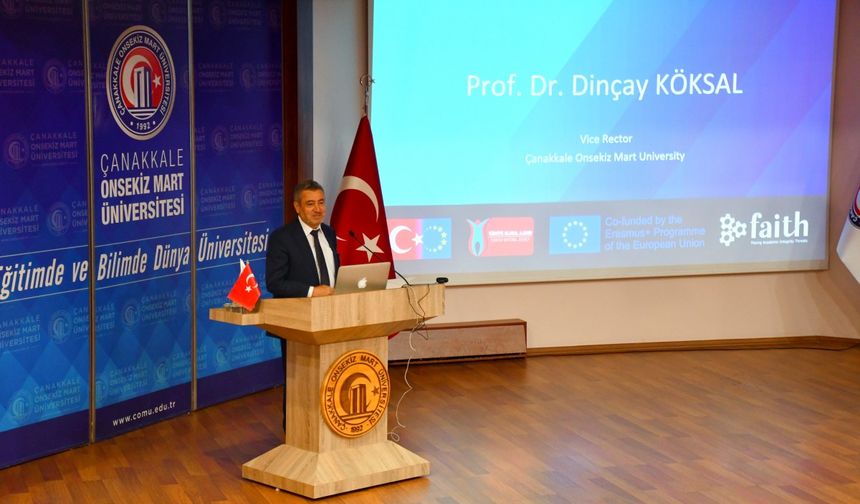 ÇOMÜ'de "akademik dürüstlük" konferansı verildi