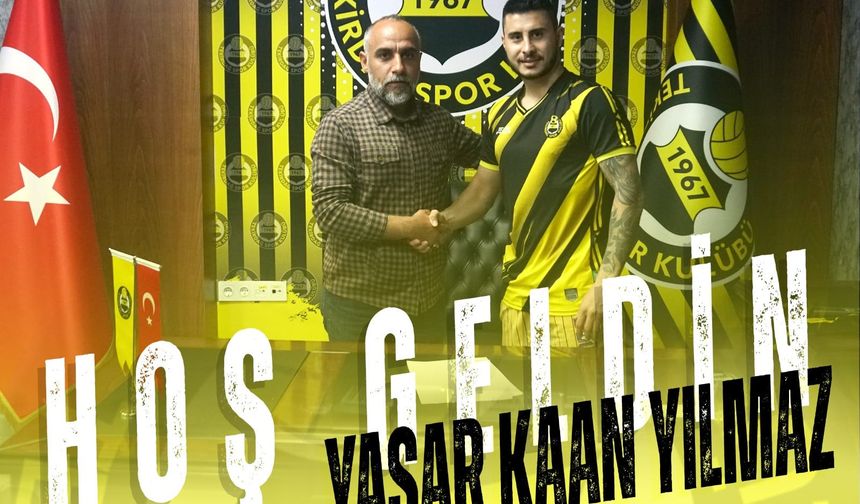 Tekirdağspor’da kanat transferi: Yaşar Kaan Yılmaz imzaladı