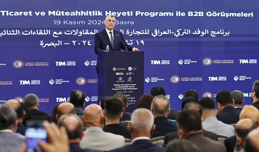 Ticaret Bakanı Ömer Bolat: Türkiye-Irak ticaret hacmini orta vadede 30 milyar dolara çıkarmayı hedefliyoruz