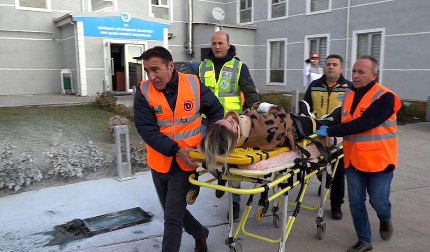 Tekirdağ’da deprem ve yangın tatbikatı yapıldı