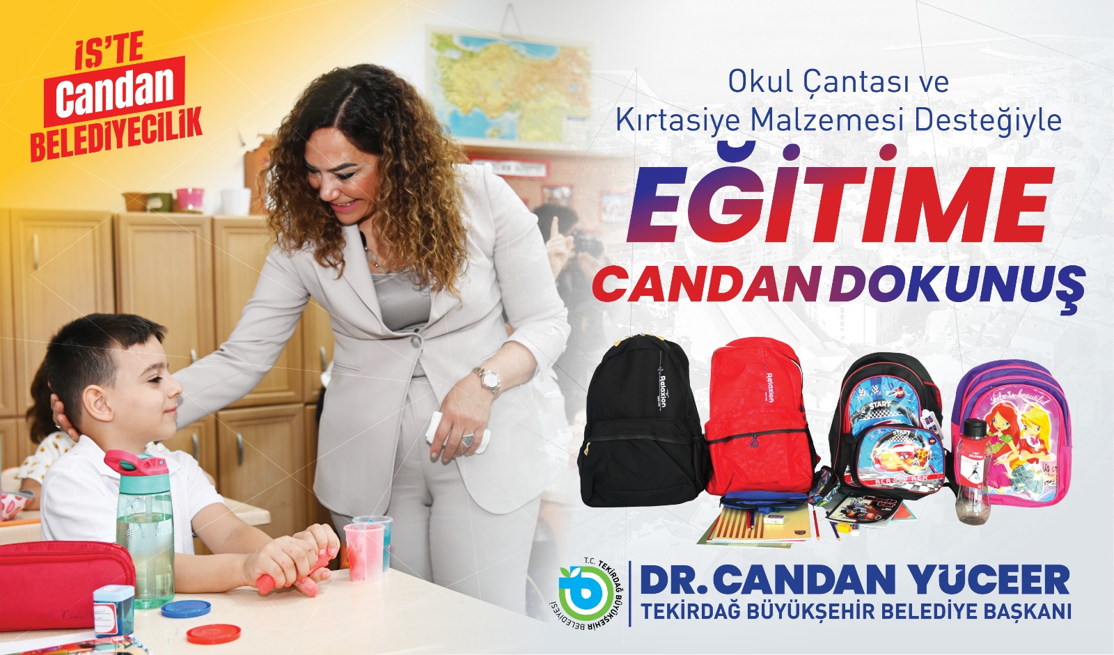 Teki̇rdağ’da Eği̇ti̇me “Candan” Dokunuş