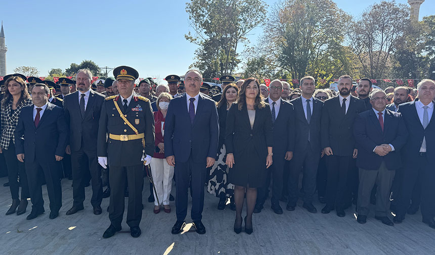 Tekirdağ’da 29 Ekim Cumhuriyet Bayramı Dolaysıyla Tören Düzenlendi D