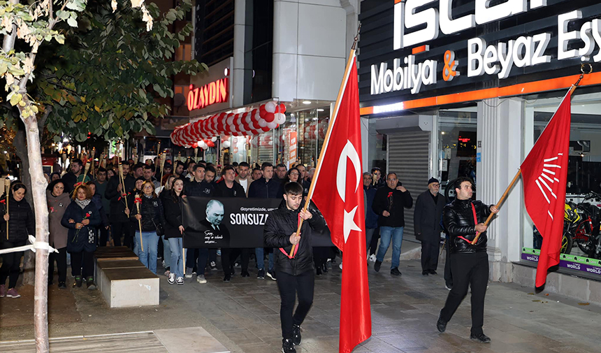 Chp Çerkezköy Teşkilatı Atatürk’ü Andı