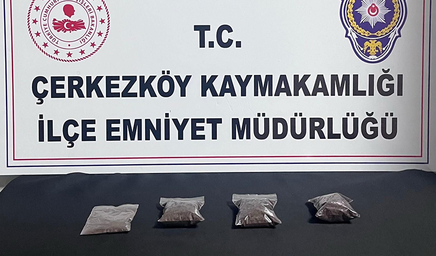 Kapaklı'dan Çerkezköy'e Ticari Taksiyle Yasaklı Madde Sevkiyatı